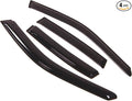Outside Mount Window Vent Visors Rain Guards Compatible with Chevrolet Lumina 1995-2000 | Side Window Wind Deflectors Rain Shields | Smoke Tinted, 4 Pcs Set, DGWV-074