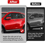 CRV Rain Guards - Window Visors for Honda CR-V 2017-2022, Outside-Mount Tape-On Side Window Wind Deflectors for CRV Accessories, Vent Visors Shades Rainproof 4PCS