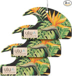 Hanging Car Air Freshener | Tropical Beach Coconut Surf Wax Scent Mini Wave | Long Lasting Car Freshener, Closet and Beyond | Made In USA | 3 Pack (Birds of Paradise)