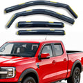in-Channel Rain Guards Window Visors for Ford Maverick 2022-2026 Inside Front Rear Window Vent Deflectors Sun Shade Wind Visor Car Accessories, Dark Smoke