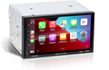 Elite BE920WCPA Car Stereo - 7" Display, Wireless Apple CarPlay & Android Auto Head Unit, Double DIN Touch Screen Car Stereo, Bluetooth, AM/FM Radio, USB, No CD/DVD Player