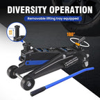 ANTPOWER 3 Ton (6,600 lbs) Floor Jack, Low Type, Suitable for Sports Multi-Purpose Vehicles with Wheels for Secure Lifting,Fast Lift Floor Jack,Providing Stable Support for Various Cars (3 Ton)