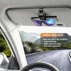 2 Pack Sunglasses Holder for Car, I Love You Drive Safe One-Handed-Operation Visor Sunglass Holder Clip