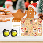 Car Air Freshener Vent Clips, 8 Pack, Provides Long-Lasting Scent, Up to 240 Days, Odor Eliminator (Gingerbread)