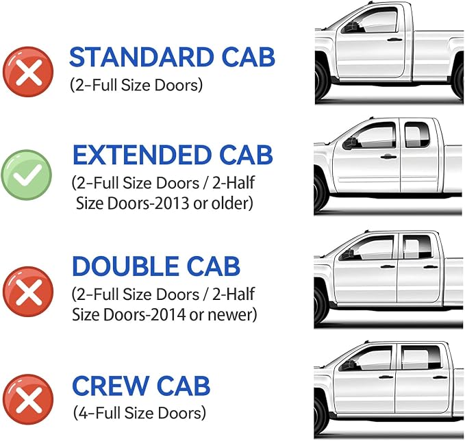 in-Channel Window Visors Rain Guards Shield for 1993-1998 Ford Ranger SuperCab, Window Vent Wind Deflectors Visors Shades for 93-98 Ranger Extended Cab