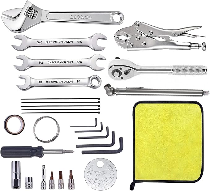 Motorcycles Repair Tool Kit Compatible with H-Arley HD Motorcycles Bike,Road Carry Tool Kit