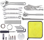Motorcycles Repair Tool Kit Compatible with H-Arley HD Motorcycles Bike,Road Carry Tool Kit