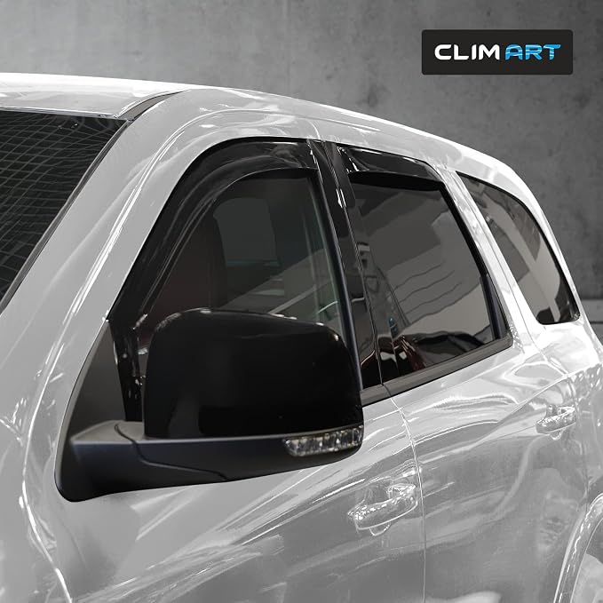 in-Channel Incredibly Durable Rain Guards for Dodge Durango 2011-2026, Original Window Deflectors, Vent Window Visors, Vent Deflector, 4 pcs. - 611162