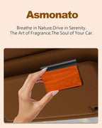 Car Air Freshener Long Lasting Car Odor Eliminator Scent Diffuser The Original Wood Air Freshener for Visor Clip Includes 1 Metal Clips