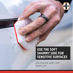 AutoERASERS™ Instant Detailing Car Bikes Wash Sponge, Non-Scratch Car Cleaning Sponge, Dual-Sided Auto Cleaning Sponges Pre-Moistened and Portable for On-The-Go Use, Pack of 12