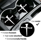 Christian License Plate Frames，Jesus Car Accessories for Women and Men ，Cute License Plate，Aluminum License Plate Frame Fits Standard US Vehicles Size 12.2 x 6 Inch (Black-Jesus)