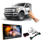 MPC Plug N Play Remote Starter Compatible with 2017-2019 Ford F-250 Super Duty |Diesel| Key to Start| NO HONK-Lock-Unlock-Lock| with T-Harness OEM Key Fob Activated