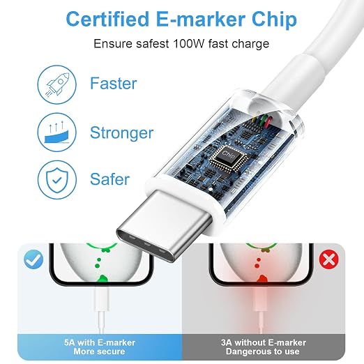 5FT Car Carplay Cable for iPhone 17 16 15 Cable USB to USB C Cable[MFi Certified] USB C Carplay Cord,iPhone 17 Charger Cord,iPhone 16 Car Charger,USB to Type C Cable Car Charging Cable