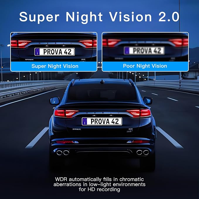 5 Channel Dash Cam 360° View 5G WiFi & APP Control, 2K Front and Rear Inside, Left Right Dash Camera for Cars Free 64GB TF Card, G-Sensor, Night Vision, 24H Parking Mode