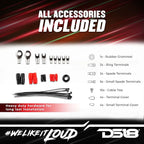 AMPKIT4 4 Gauge Amp Installation Wiring Kit - Amplifier Installation Kit 4 GA - A Car Amplifier Wiring Kit Simplifies Wire Connections and Delivers Power to Your Radio, Subwoofers, and Speakers