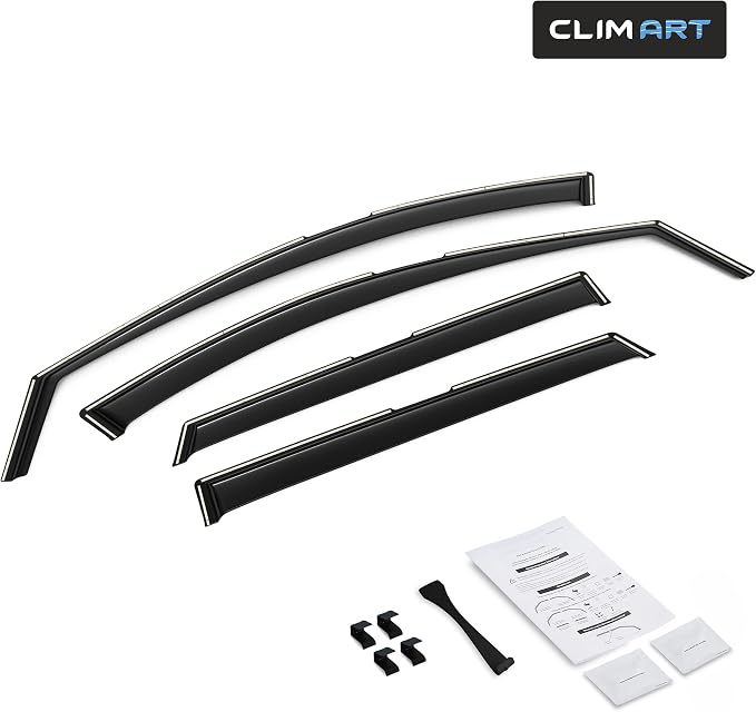 in-Channel Incredibly Durable Rain Guards for Hyundai Tucson 2022-2026, Original Window Deflectors, Vent Window Visors, Vent Deflector, 4 pcs. - 621037