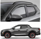 Window Deflectors Smoke Tinted In-Channel Side Window Vent Visor Deflectors Rain Guards Compatible with Santa Cruz 2022-2026 - 4pcs. GW0330