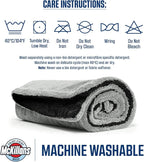 Extra Large Dual-Color Car Drying Towel XL - Edgeless & Ultra Soft & Absorbent - 36" x 28" - 1200 GSM Twisted Loop Microfiber Towel for Cars - Drying Towel Car Detailing - Car Wash Towels
