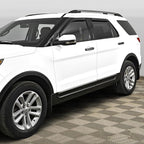 in-Channel Incredibly Durable Rain Guards for Ford Explorer 2011-2019, Original Window Deflectors, Vent Deflector, Vent Window Visors, Dark Smoke Car Accessories, 4pcs -611150