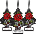 Car Air Freshener | Hanging Paper Tree for Home or Car | Rose Thorn | 6 Pack