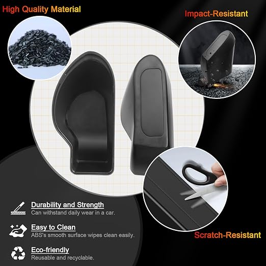 for Tesla Model Y Trash Can Tesla Model 3 Trash Bin for 2018-2025 Tesla Small Car Trash Can for Side Door Model 3 Front Left Door Trash Garbage Bin w/Lid (Tesla Left Side)