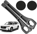 Car Seat Gap Filler Compatible with Honda Pilot Accessories Seat Gap Plug Blocker with Storage Slot Organizer Non-Slip Car Cup Holder Coaster Black 2 Pack