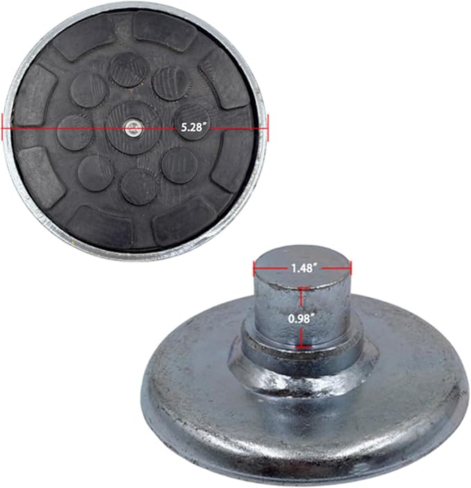 4pk 38mm Round Lift Pad with Rubber Pad for Atlas Automotive Equipment