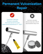 Tire Repair Kit with Plugs, Tire Plug Kit Heavy Duty Professional for Car, ATV, Motorcycle, Truck, Flat Tire Emergency Repair (Boxed Type - 16 PCs)