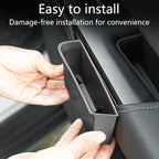 4PCS Car Door Organizer Tray for NX 2022 2023 2024 2025 Front & Rear Door Pocket Inner Organizer Trays TPE for NX 250 NX 350 NX 350h 450h+ Accessories Black
