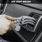 Car Detailing Kit, Car Interior Detailing Kit, Including 7Pcs Auto Detailing Brushs and 200g Cleaning Gel (25% More Than 160g) Storage Bag, Car Accessories