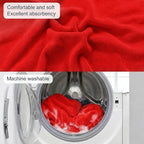 Car Seat Towel Cover, Universal Front Seat Protector for Cars, SUVs and Trucks, Sweat Towel Car Seat Cover for Gym, Yoga, Swimming, Pets and Family Travel, Haute Red, 2 Pack