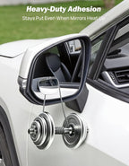 Blind Spot Mirror 2 Pack HD Frameless Convex Glass for Wide Angle View and Safer Lane Changing Compatible with Cars SUVs Trucks RVs Easy Stick On & Long Lasting Durability