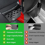 Metal Rear Door Pocket Storage Box for Jeep Wrangler JK JKU 2018 2017 2016 2015 2014 2013-2007 2/4 Door Accessories, Door Organizer Molle Panels, Flag, 2PCS