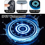 2PCS LED Car Cup Holder Lights, Light up Car Coasters for Cup Holders 7 Color-Changing Light Up Cup Holder Insert Coasters, Waterproof Car Accessories for Teens, Car Gifts for Men & Women