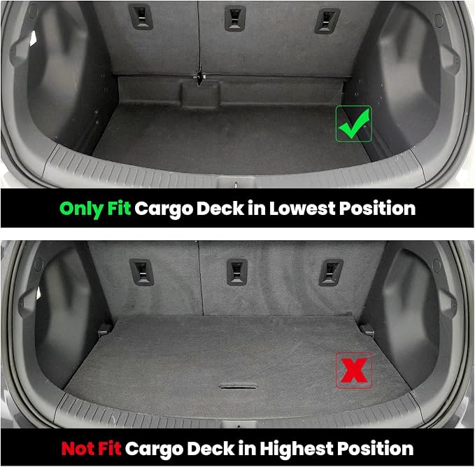 Floor Mats & Cargo Liner for Chevrolet Chevy Bolt EV 2017-2023 (Not EUV), All Weather TPE Custom Fit Floor Liners for Cars, Car Floor Mats Full Set for Chevrolet Chevy Bolt EV Accessories, 4PCS