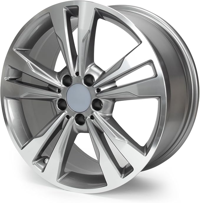 New 18x8.5" 18 Inch Premium Aluminum Alloy Wheel Rim Compatible with Mercedes-Benz C300 C350 2015-2018, Rear Wheel Replacement, OE Direct Fit Replacement Rim