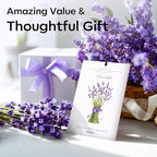 12 Pack Lavender Scented Sachets | Odor Eliminator & Air Freshener for Drawer, Closet, Car, Shoes, Gym Bag, Suitcase | Home Fragrance Gift Set