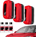Car Glass Oil Film Cleaner, 2026 New Automotive Oil Film Cleaning Brush for Car Windows, Cars Window Glasses Cleaning Boar with Extra Cleaner, Universal Anti-Rain Fog Glass Brush (3)