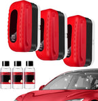 Car Glass Oil Film Cleaner, 2026 Upgraded Automotive Oil Film Cleaning Brush for Car Windows, Cars Window Glasses Cleaning Boar with Extra Cleaner, Universal Anti-Rain Fog Glass Brush (3)