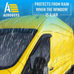 Extra Durable Window Deflectors Tape-On Window Visors Rain Guards Fit for Ford Transit 2014-2026, Sun Visors, Wind Vent for Shades, Exterior Car Accessories - 2pcs. AG0875