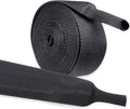 Heat Shrink Braided Sleeving, 2:1 Ratio Shrinkable Fabric Tubing Sleeve Abrasion Protection Cable Wire Sheath (3/4"-25ft)