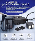 010-12530-23 Constant Power Cable for Garmin Dash Cam 46 47 56 57 66W 67W, Live, Mini, Mini 2 3, Tandem, X110, X210, X310, DashCam, Fits Vehicle's OBD-II Port for Power Even When Parked and Turned Off