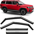 Voron Glass in-Channel Extra Durable Rain Guards for Hyundai Santa Fe 2024-2026, Window Deflectors, Vent Window Visors, 4 Pieces - 200696