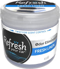 Scented Gel Car Air Freshener, Fresh Linen Car Scent