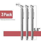Pencil Tire Pressure Gauge, 3 Pack, 10-75 PSI, Pencil Air Pressure Gauge for Tires