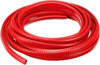 U Channel Edge Trim, 13.1ft Length Rubber Guard Seal Strip Edge Protector Fit for 1-2.5mm Edge, (15/64" W x 25/64" H) Red