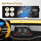 10.1 Inch Double Din Android Car Stereo with Wireless Apple CarPlay & Android Auto - 2GB RAM 64GB ROM, IPS Touchscreen, GPS Navigation, Bluetooth, Supports 720P AHD Backup Camera