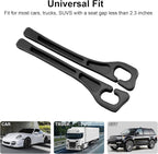 Car Seat Gap Filler, 2 PCS No Drop Seat Guard Drop Seat Gap Fillers Between Seat and Console Stop Things from Dropping Phone and Key Storage (Black)