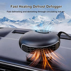 Car Heater, 12V 180W 2IN1 Heating & Cooling Fan, Portable Defroster for Car Windshield, with Plugs in Cigarette Lighter,Fast Heating Defrost Defogger with Suction Holder