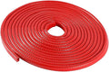 Car Door Edge Guards, 16Ft Rubber Seal Car Door Edge Trim, U Shape Door Edge Protector Guard, Aluminum Weather Proofing Automotive Door Edge Molding Protection for Most Car (Red, 16Ft)